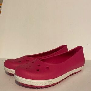 Crocs Fuchsia Pink  Airy Ballet Flats